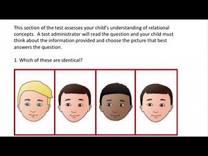 Practice Test Paper for CogAT Form6 K- 2nd Grade Relational Concepts