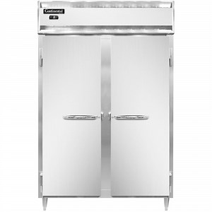 Continental Refrigerator D2FSN 52" Solid Door Shallow Depth Reach-In Freezer