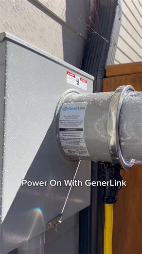 The GenerLink Transfer Switch is a UL-listed, meter-mounted transfer switch that lets you connect your portable generator in seconds-keeping your lights, fridge, security systems and other home essentials running during an outage. ⚡️Safely connect a portable generator to your home's electrical panel ⚡️Starting at under $1000! ⚡️The GenerLink transfer switch prevents backfeeding, protecting line workers ⚡️ Does not turn the meter while connected to a portable generator ⚡️Helps prevent costly dama