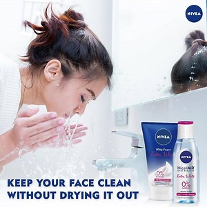 Keep your face clean and cared for at all times. Try NIVEA Whip Foam and NIVEA MicellAIR Cleanser! Buy online on our Shopee Brand Day Sale this March 17 to enjoy exclusive discounts! | NIVEA