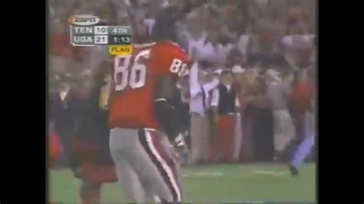 78K views · 1.1K reactions | At home against Tennessee in 2000, Tim Wansley’s late interception clinches the Bulldogs' first win over the Vols since 1988. In a win “for all the Georgia people,” Coach Donnan's 100th career victory, Sanford Stadium’s goalposts are torn down for what remains the only time in history: | UGA Football by Patrick Garbin | Facebook