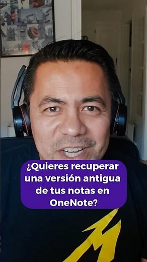 Recuperar versiones en OneNote
