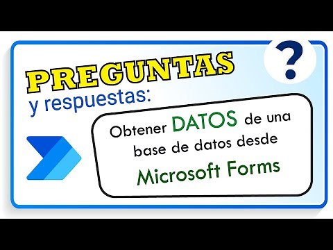 ► (Obtener DATOS) de una base desde Microsoft Forms con Power Automate