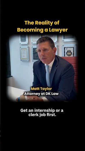 Attorney Matt shares what it really takes to become a lawyer! #attorneylife #howto #lawfirm