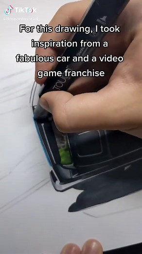 Nissan GT-R 50 by Italdesign drawing (FH inspired) #fyp #car #carart #tiktokart #realism #artwork #art #cartiktok #foryou #nissan