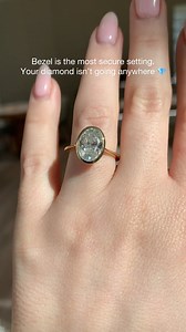 Meet The Luna Bezel — the perfect ratio of diamond to metal. This setting is trending for summer proposals. Would you say "YES" to a bezel setting over a classic solitaire? Drop your thoughts below ✨✨ https://brilliantearth.visitlink.me/vXKeR5 | Brilliant Earth