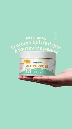 La solution pour prendre soin de toutes les peaux, même les plus sensibles ? La crème All Purpose de Stanhome 💙 Je découvre : https://bit.ly/3KqFdFO | Stanhome France