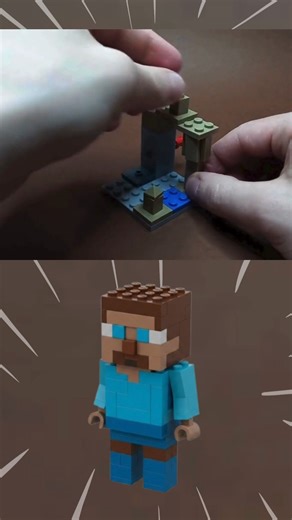 ⛏️ LEGO Ideas Minecraft Cave Tutorial #lego #minecraft #cave #game #ideas
