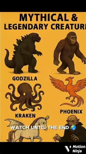 The Truth About Mythical creatures🐙