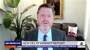 30K views · 191 reactions | "These vaccines do work at preventing severe illness, but they may not be working as well to prevent symptomatic disease, which means that you could spread this virus to unvaccinated populations that are at greater risk," Dr. John Brownstein says. https://abcn.ws/3iSspq8 | ABC News Live | Facebook