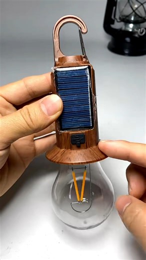 Brilliant Solar LED Bulb for Camping & Outdoors | Portable & Adjustable #shorts #tech