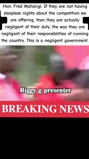 Hon. Fred Matiangi: If they are not having sleepless nights about the competition we are offering, then they are actually negligent of their duty, the way they are negligent of their responsibilities of running the country. This is a negligent government.