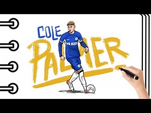 Como Dibujar a COLE PALMER paso a paso FACIL | Mapi Art TV.