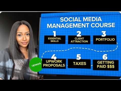 Social Media Manager Course for Beginners + How To Get Clients on Upwork