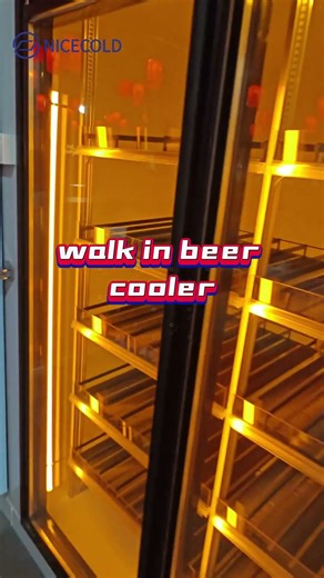 display walk in cooler for beer store