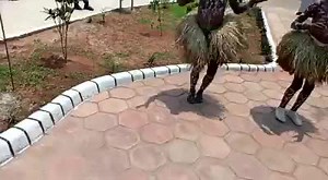 Traditional CHOKWE dance, from Angola country, Lunda-Norte province.