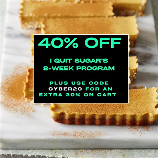 Our groundbreaking program is designed to help you in JUST 8 weeks: ✔️ Lose weight ✔️ Gain energy and reduce brain fog ✔️ Reduce bloating & constipation ✔️ Sleep better than ever ✔️ Create healthy habits that last a lifetime! Join NOW to SAVE 40% Off TODAY ⬇️ https://iquitsugar.com/pages/8-week-i-quit-sugar-program?utm_content=sked_6572b397b806e352237f745f&utm_medium=social&utm_name=sked&utm_source=facebook | I Quit Sugar