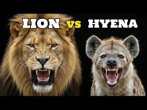 Dramatic footage of Lion vs Hyenas! Who Wins This Wild Battle?