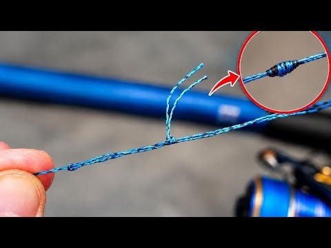 Easy & Strong Knot: How to Connect Fishing Line Together!