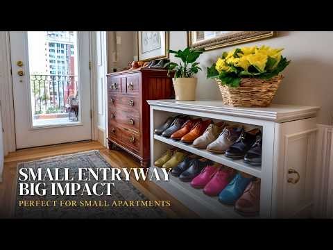 How to Design a Calming Transition : Transforming Your Small Apartment Entrance