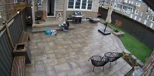 This woman was heading out in a rush when she accidentally lost her footing and fell. As she forgot to tie her shoelaces and was holding shopping bags in her hands, she tripped on the steps and crashed face-first. | Jukin Copyright Management