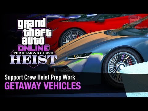 GTA Online The Diamond Casino Heist - Heist Prep: Getaway Vehicles [Solo]