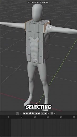 Make a Shirt Simulate in Blender