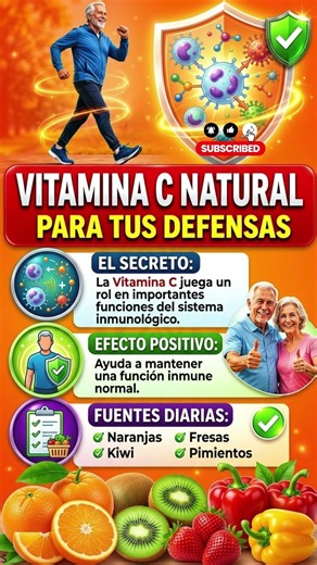 Vitamina C Natural para tus Defensas