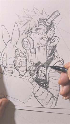 Anime Character PENCIL SKETCH - Traditional Art