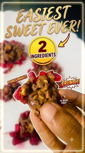 POMEGRANATE CRUNCH🍫#shorts #youtubeshorts #dessert #recipe #cooking #sweet #viral #fyp #homemade
