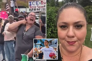 Chicago elementary teacher mocks Charlie Kirk’s assassination with vile gun gesture at No Kings protest