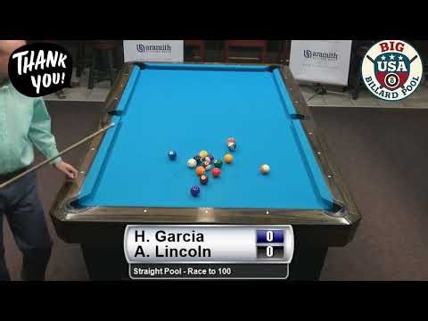 Hector Del Amo Garcia VS Andy Lincoln | Straight Pool | Race to 100