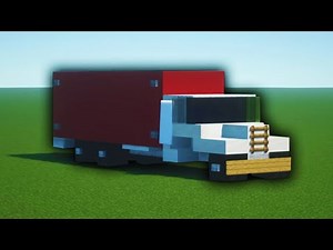 How to BUILD a TRUCK in Minecraft | FAST |