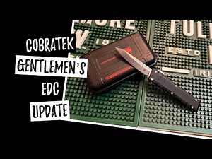 February 2022 EDC Update- Cobratek Gentlemen’s OTF knife review