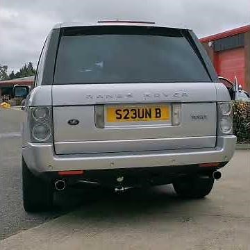 Range rover l322 3.0 td6 exhaust straight through pipe