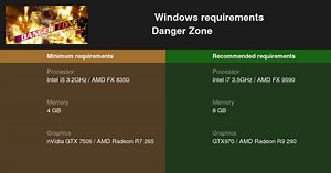 Danger Zone System Requirements — Can I Run Danger Zone on My PC?