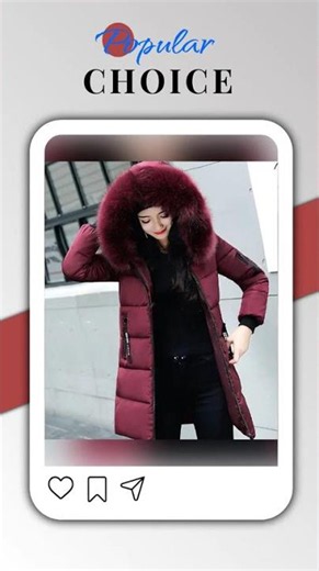 Women’s Warm Fur-Collar Parka