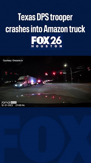 Texas DPS Trooper Crashes Into 18-Wheeler: Shocking Dashcam Video