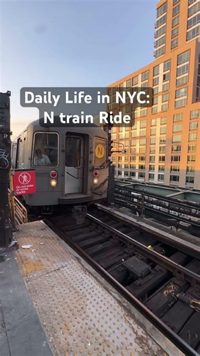 Daily Life in NYC: N Train Ride #youtubeshorts