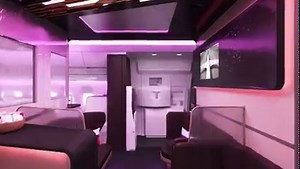 34K views · 667 reactions | Virgin Atlantic has replaced their iconic Upper Class bar with a unique space to gather, grab a drink or dine with friends. Check on The Loft, now flying on the Virgin A350s. Video from Virgin Atlantic | A Fly Guy's Cabin Crew Lounge | Facebook