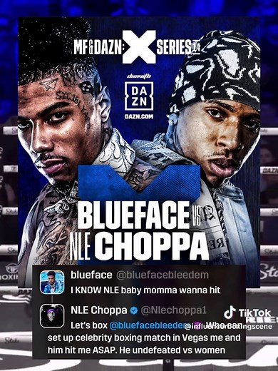 Blueface vs NLE Choppa👀🥊 WHO WINS ? #youtube #boxing #ksi #jakepaul #loganpaul #blueface #nlechoppa #rap #rapper #misfits #misfitsboxing #fight #fighting #dazn #tiktok #music