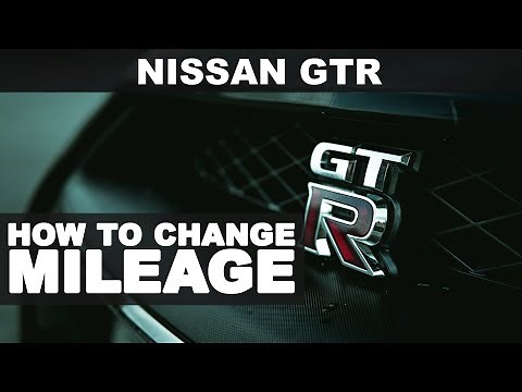 How to change the mileage on odometer | NISSAN GTR | 2020