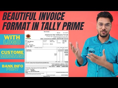 Make Beautiful Invoice in Tally | Invoice format with Logo