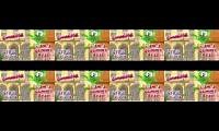 Mix of 8 videos from youtube : The gummy bear song with lyrics - gummibar the gummy bear with a layer added every second!
