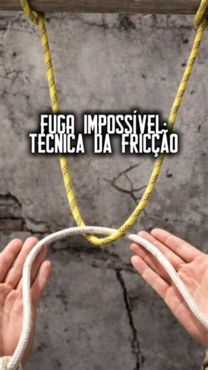 Como se SOLTAR de qualquer CORDA sem usar FACAS: O segredo da fricção!