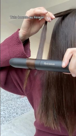 La technique parfaite pour réaliser vos plus jolies boucles au lisseur 💆‍♀️ #hairtutorial