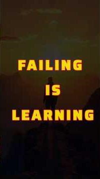 🔥 Failing is Learning | Motivational Short #stayfocused #changeyourmindsetchangeyourlife