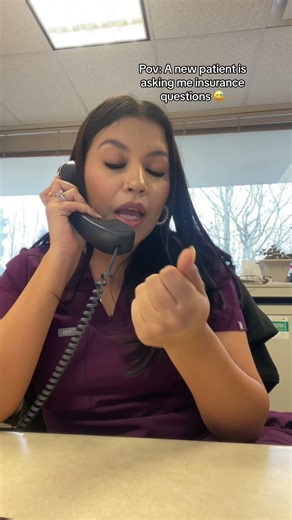 When patients ask clinical staff about their insurance 😭📞 #healthinsurance #nursehumor #humor