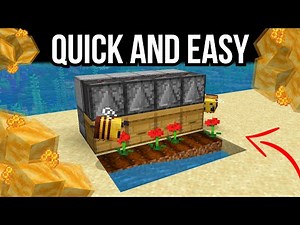 Minecraft's Easiest Honey Farm | Tutorial 1.17