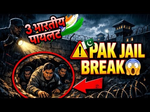 Kaise🤔 3 india pilot ne pakistan jail ko todha😱 II 2D ANIMATION video🫡 ll
